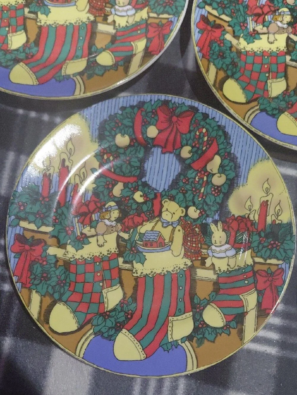 Trisa Christmas Memories Salad Dessert Plate Set Of 4